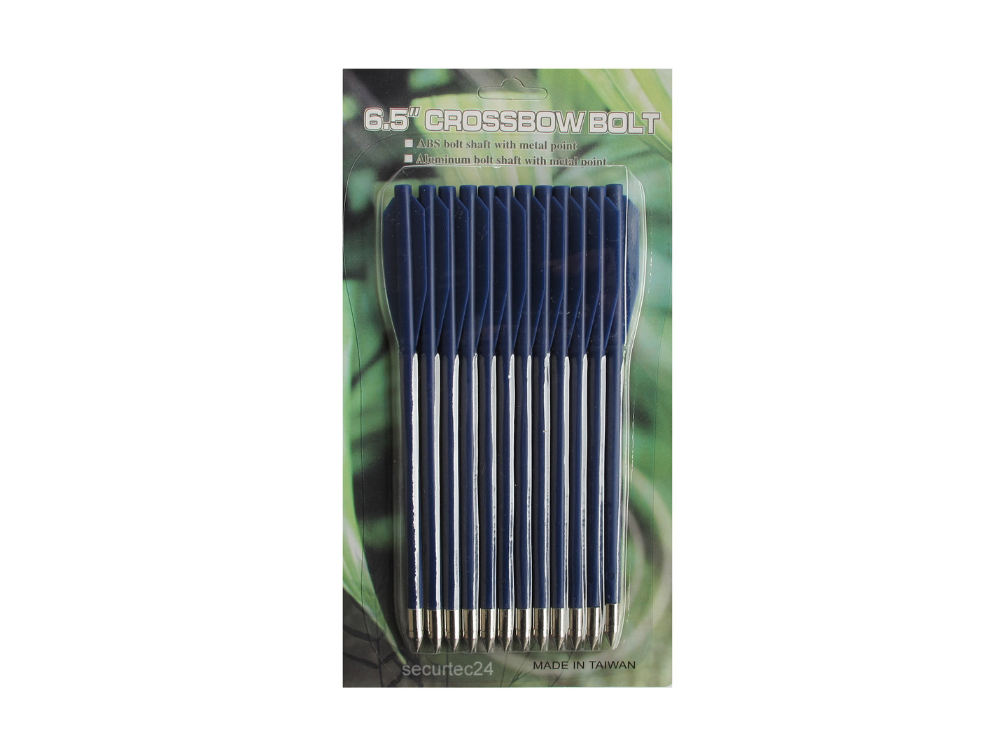 Kunststoffbolzen 12 Stück 6,5 Zoll Blau