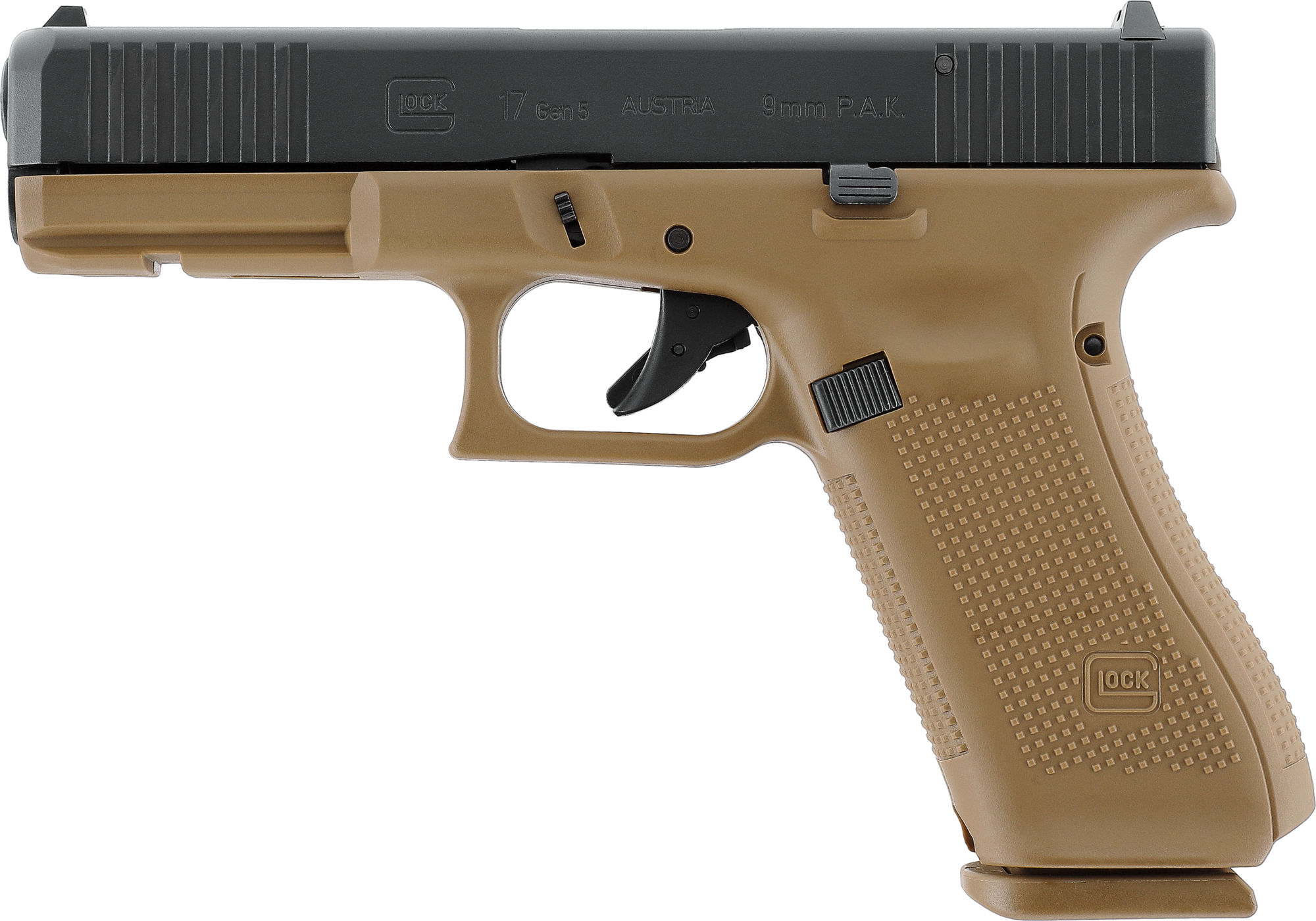 Glock 17 Gen5  Schreckschusspistole 9 mm P.A.K. Coyote