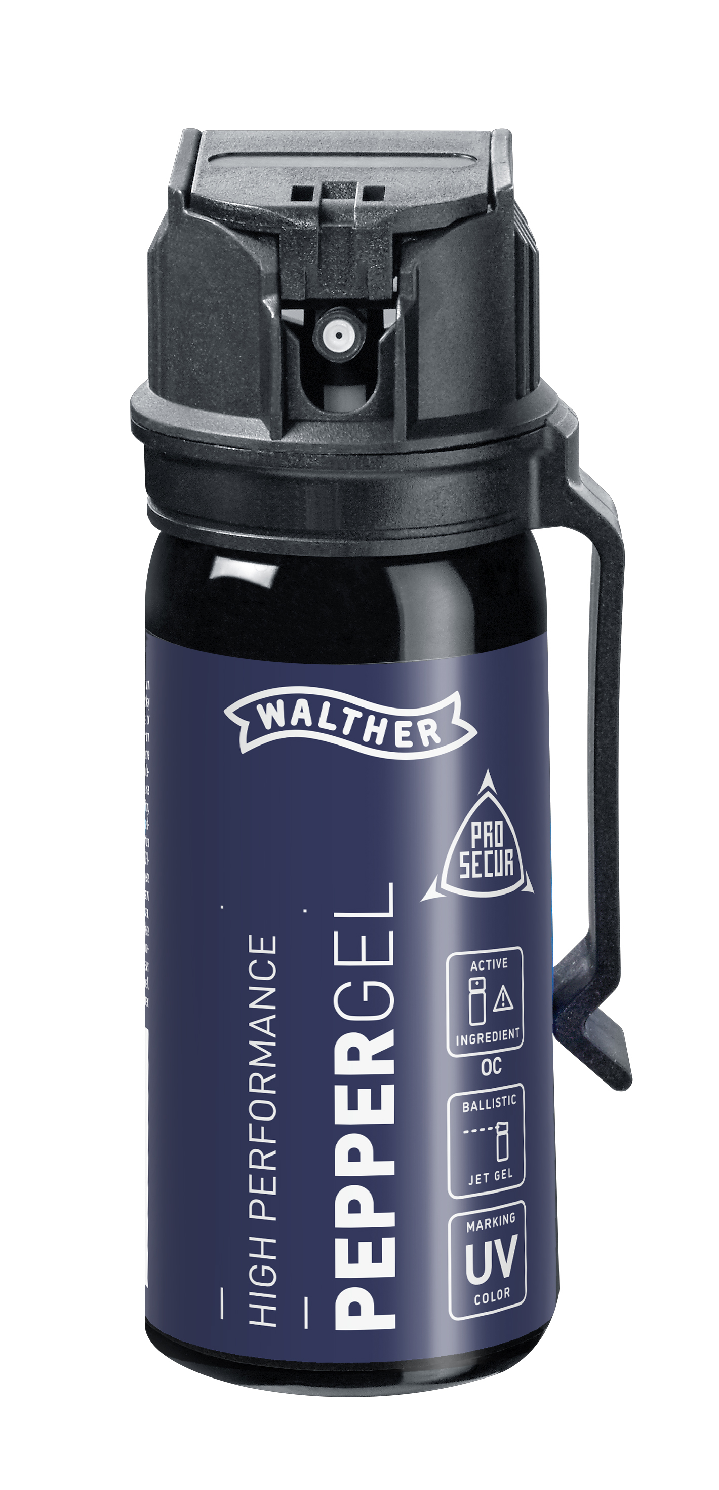 2-2022_Peppergel_front_ret Walther ProSecur Pfeffer Gel 50 ml - Ballistischer Strahl
