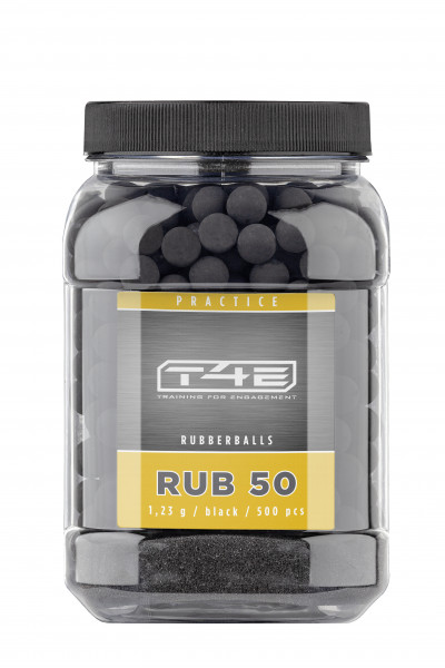 T4E Practice RUB 50 Rubberballs Kaliber .50 Schwarz