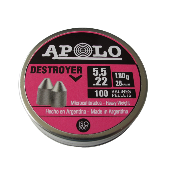 Apolo Destroyer Spezialkopfdiabolos 5,5 mm 100er Dose