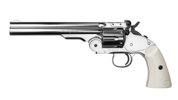 Schofield 6" CO2 Revolver Silver 4,5 mm